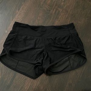 Lululemon Black Speed Up Shorts